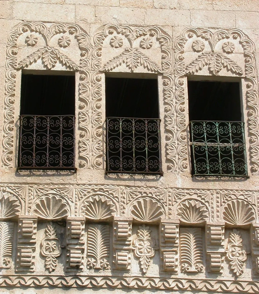 Stone mansions in Mustafapaşa streets